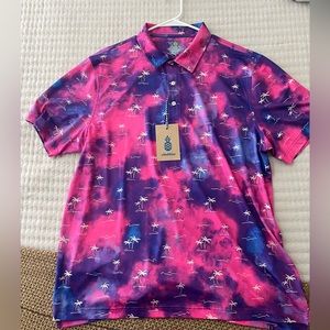 Chubbies multi color polo xl brand new with tags